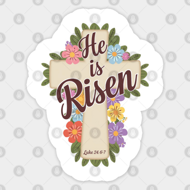 He is Risen - Supernatural Power Sticker by Rox