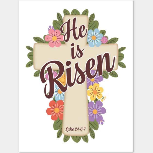 He is Risen - Supernatural Power Wall Art by Rox