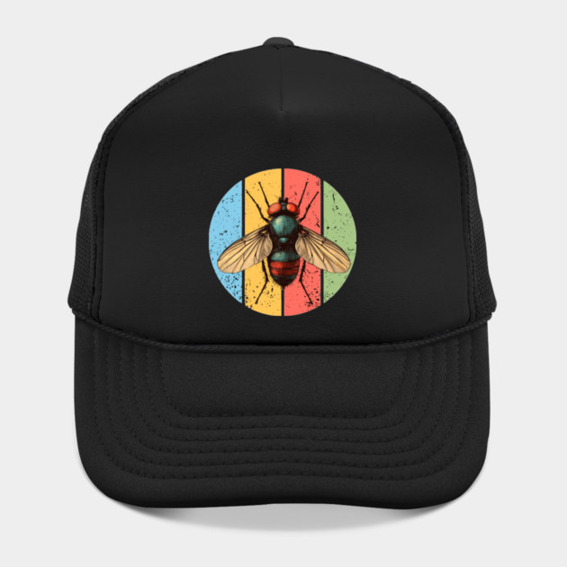 Grunge Fly Pop Art – Retro Distressed Insect Illustration by TuncGK