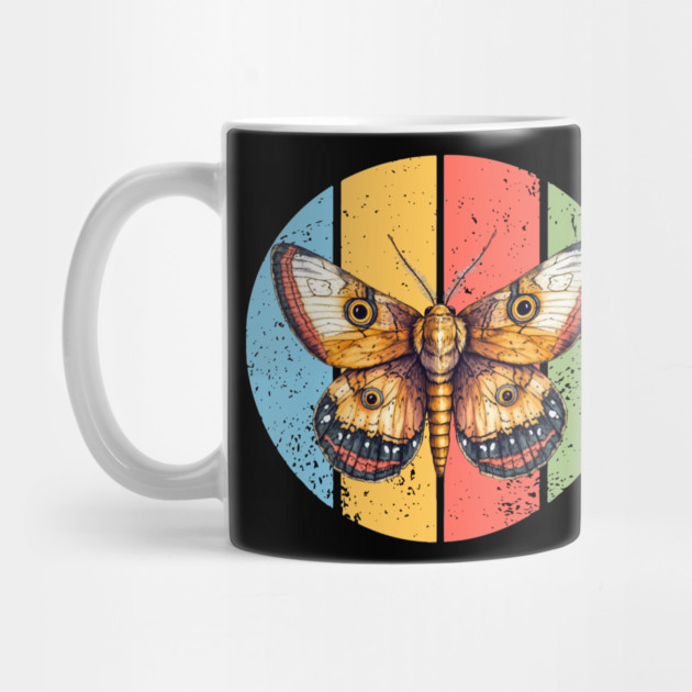 Vintage Grunge Moth Pop Art – Retro Distressed Insect Tee by TuncGK