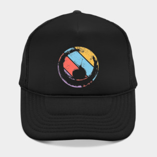 Retro Grunge Snail Pop Art – Minimalist Distressed Nature Tee Hat
