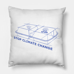 Stop Climate Change Pillow