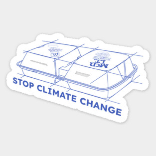 Stop Climate Change Sticker