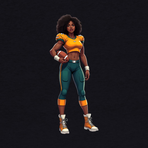 American Football Girl by animegirlnft