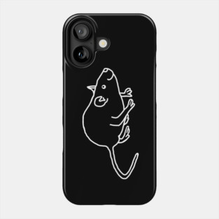 Minimal Funny Rat Phone Case