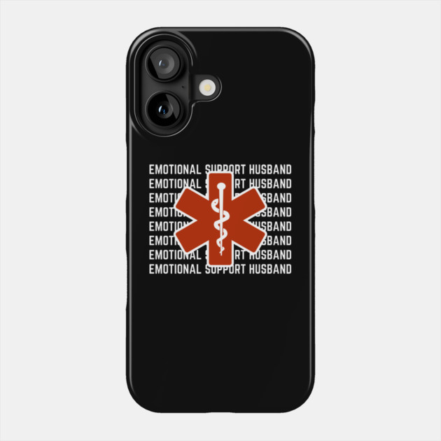 Emotional-Support-Husband-Do-Not-Pet Phone Case by Creatifly Graphic Tees