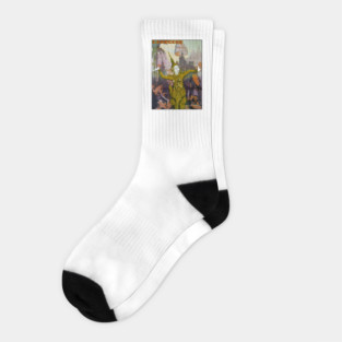 Cambodia - Vintage Travel Socks