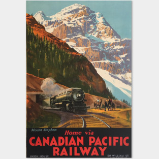 Canadian Pacific Railway - Vintage Travel Posters and Art
