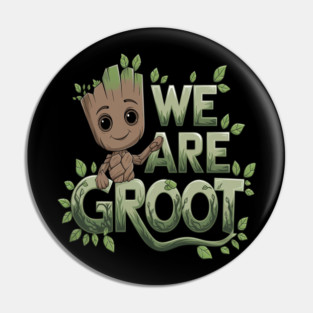 Marvel Earth Day We Are Groot Pin