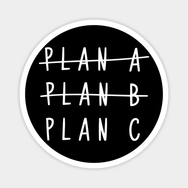 Final Plan Adulting Fail Sarcastic Humor Magnet by Anticorporati