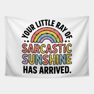 Sarcastic Sunshine Tapestry