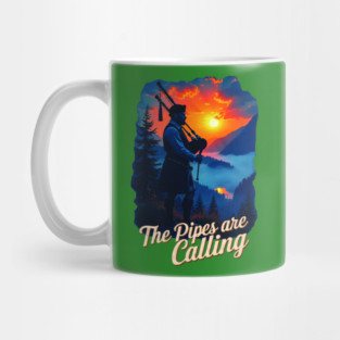 Scottish Bagpipes - Pipes are Calling Mug