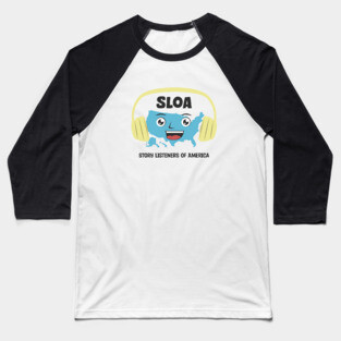 Story Listeners of America Baseball T-Shirt