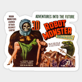Robot Monster Sticker