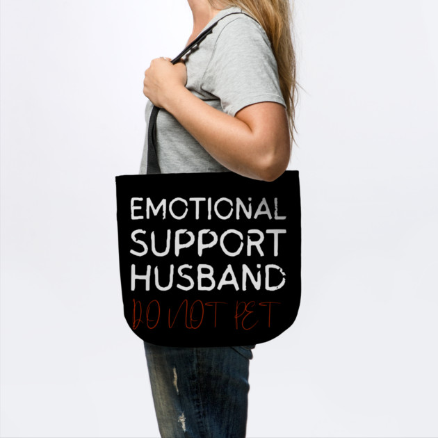Emotional-Support-Husband-Do-Not-Pet by Creatifly Graphic Tees