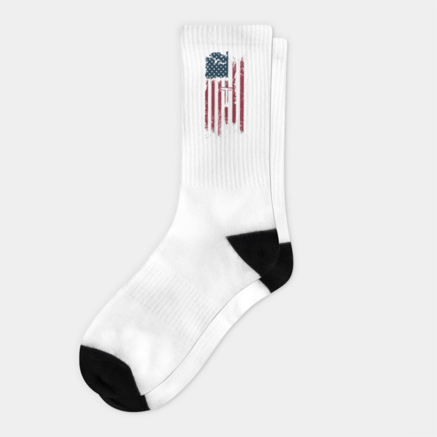 God and Country Socks by AWbydesign