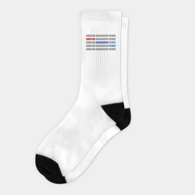 Christian - Conservative - Patriot Socks by AWbydesign