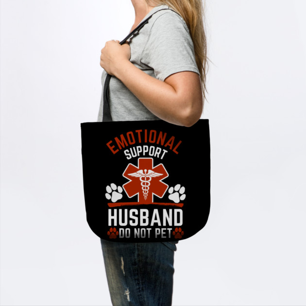 Emotional-Support-Husband-Do-Not-Pet by Creatifly Graphic Tees