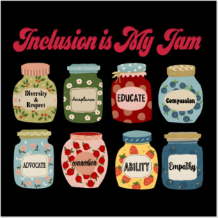 Inclusion Is My Jam Special Education Teacher Autism Posters and Art
