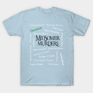 Midsomer Murder Towns T-Shirt