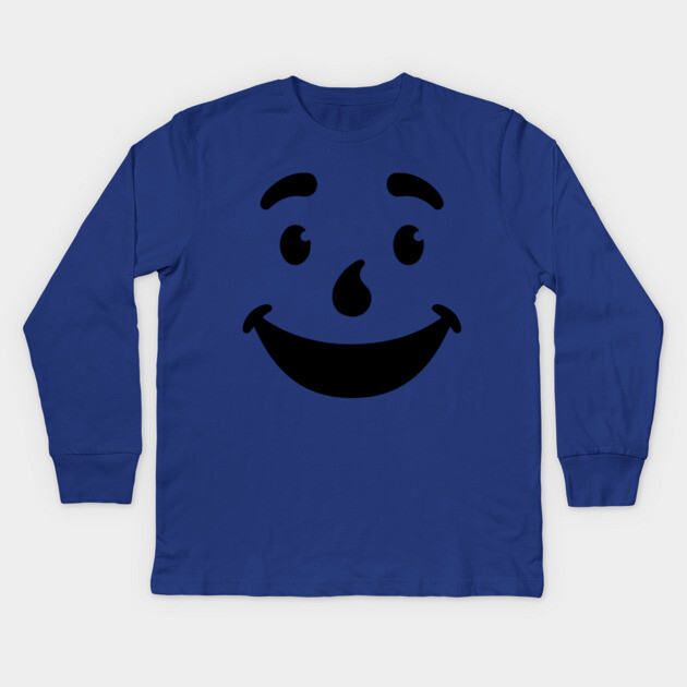 Kool-Aid Face Kids Long Sleeve T-Shirt by OUTFITPAW
