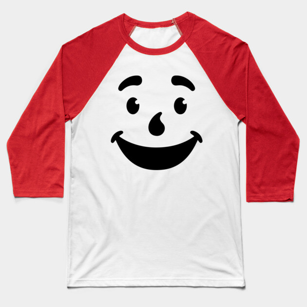 Kool-Aid Face Baseball T-Shirt by OUTFITPAW
