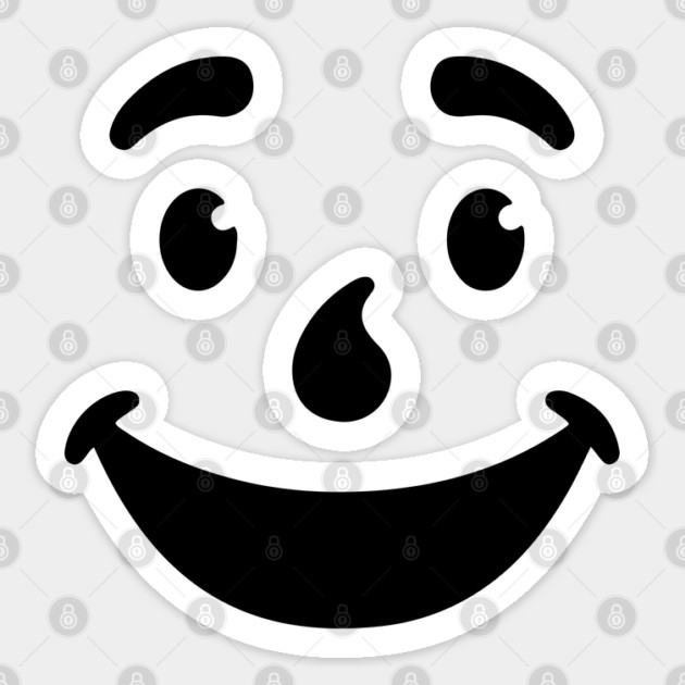 Kool-Aid Face Sticker by OUTFITPAW