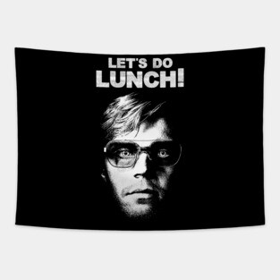 Jeffrey Dahmer - Let's Do Lunch // Vintage Minimalist Tapestry