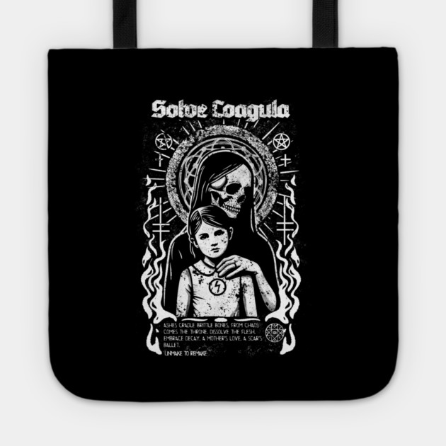 SOLVE COAGULA Tote by artslaves