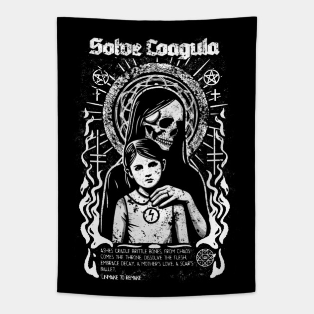 SOLVE COAGULA Tapestry by artslaves