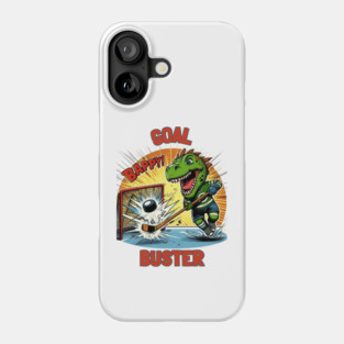 Goal Buster – Dino Hockey Hero Phone Case