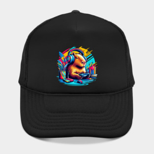 Capybara Funny Video Games Capybara Hat