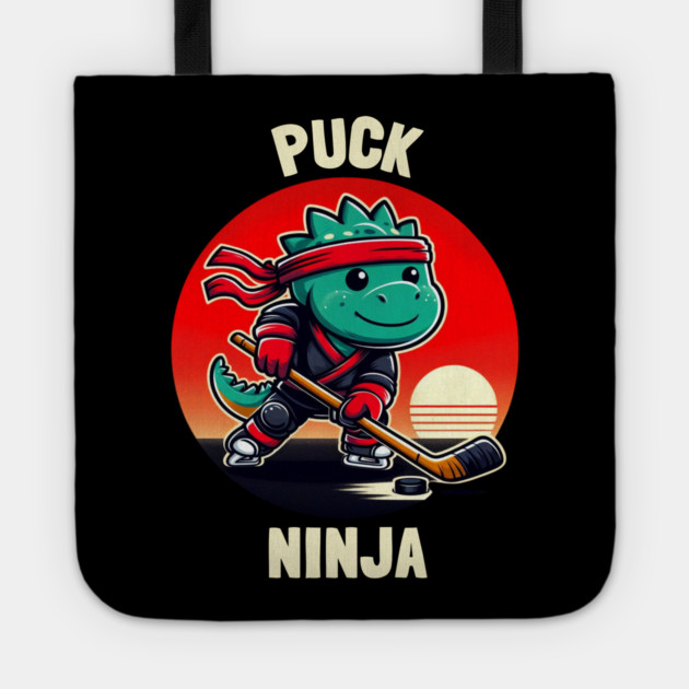 Puck Ninja – Silent but Slapshot Tote by Ben's Store 1