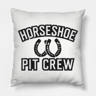 Horseshoe Pitching Squad Pillow