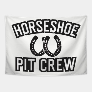 Horseshoe Pitching Squad Tapestry