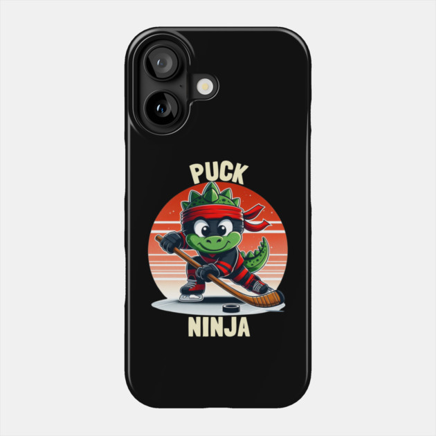 Puck Ninja – Silent but Slapshot Phone Case by Ben's Store 1