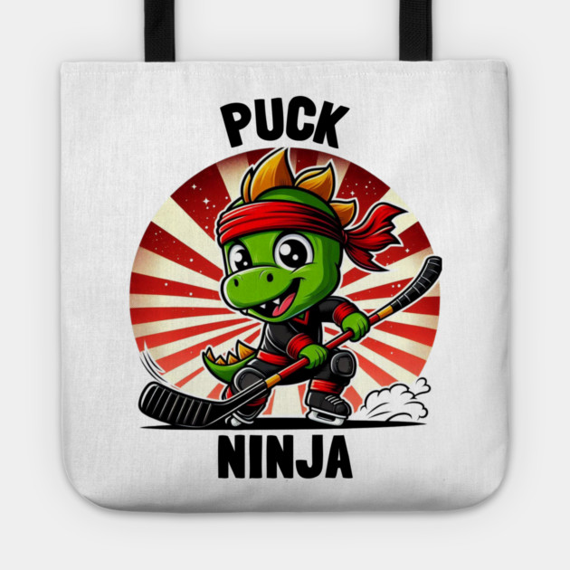 Puck Ninja – Silent but Slapshot Tote by Ben's Store 1