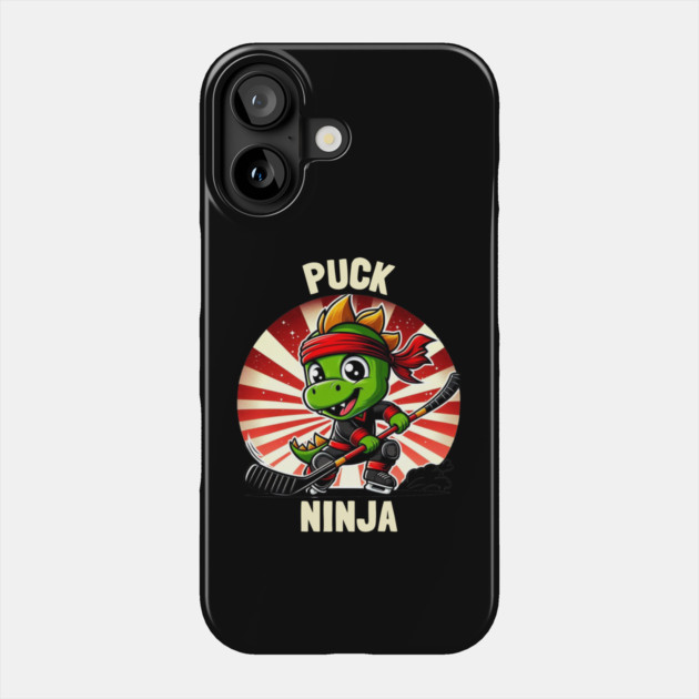 Puck Ninja – Silent but Slapshot Phone Case by Ben's Store 1