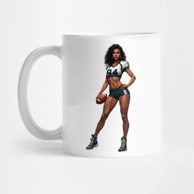 American Football Cheerleader by animegirlnft