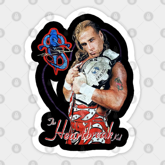 Shawn Michaels - The Heartbreak Kid - Wrestling Sticker by nicklower