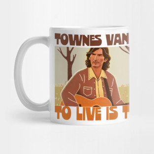 Townes Van Zandt • Original Retro Design Mug