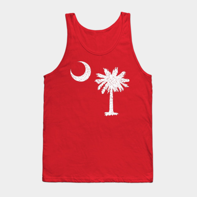 South Carolina Crescent and Palmetto Tank Top by DonWillisJrArt
