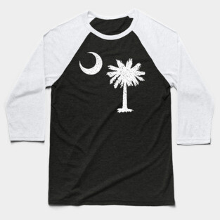 South Carolina Crescent and Palmetto Baseball T-Shirt