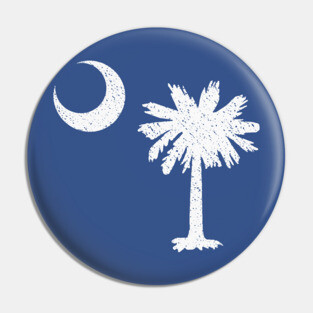South Carolina Crescent and Palmetto Pin
