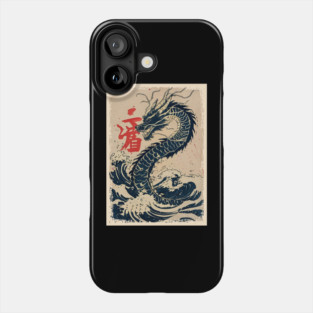 Japanese Sea Dragon Phone Case