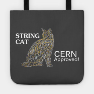 String Cat CERN – Physics Humor Tote