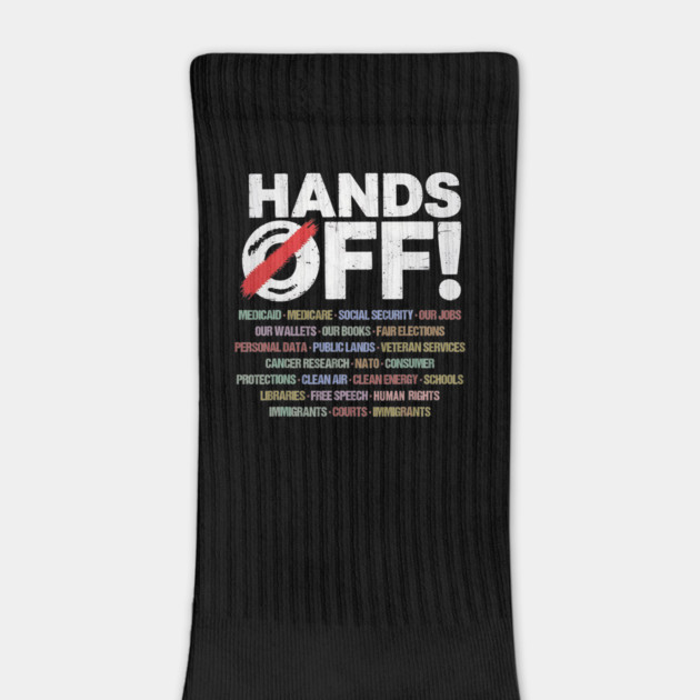 Hands Off Protest Design – Defend Rights, Democracy, and Public Programs by ArtistTee ⭐⭐⭐⭐⭐