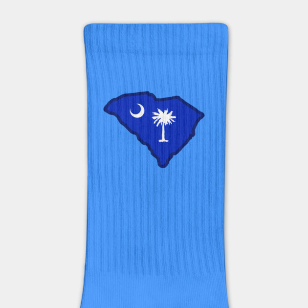 South Carolina State Shaped Flag by DonWillisJrArt