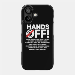 True American Patriot – Hands Off Our Freedom Graphic Phone Case
