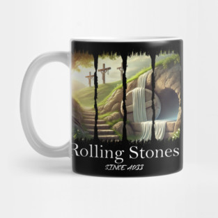 The Stone Was Rolled Away He Is Alive Retro Christian Easter Mug
